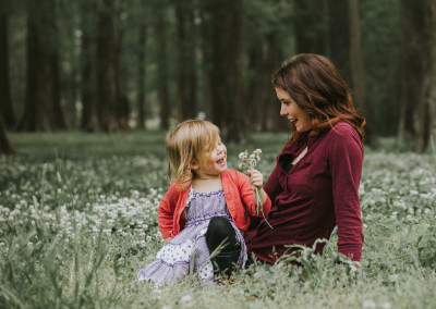 Sweet mother and daughter photo taken at wallace park by downtown wilmington nc